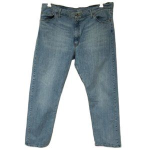 WRANGLER Mens 42x32 Relaxed Fit Straight Leg Denim Jeans Western Cowboy 97FXWBD